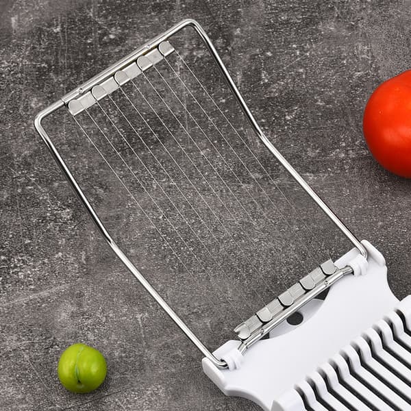 Vit brödskivare Köttskivare Köttskivare Kokt äggskivare Fru