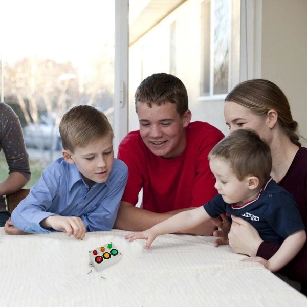 Busy Board Montessori legetøj, trefarvet switch til stressaflastning,