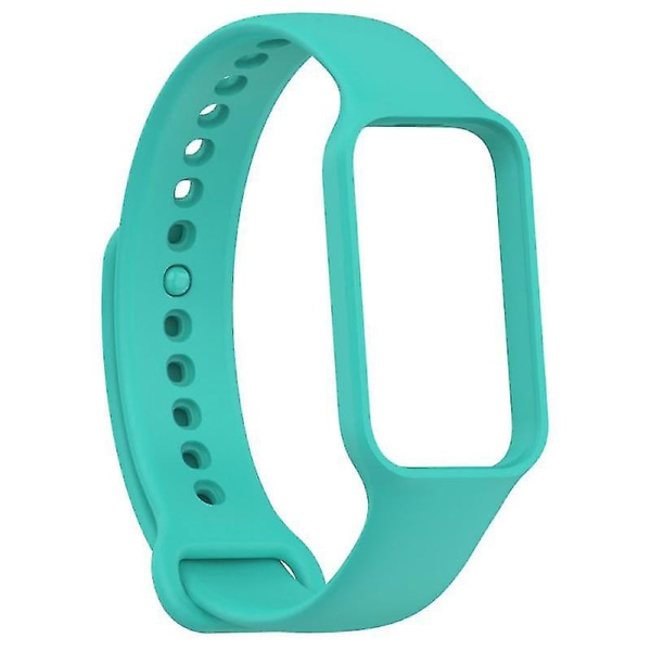 Ny silikone rem kompatibel med Xiaomi Redmi Smart Band 2 kompatibelt bælte urrem kompatibel med Redmi Band. Teal farve.