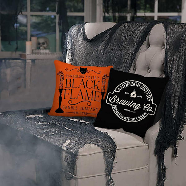 Halloween Pyntekasse Dekor 18x18 Sett med 4 Halloween Dekorasjon