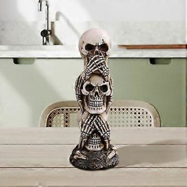 Skelet Statue Abstrakt Skulptur til Soveværelse Boligindretning Accenter()