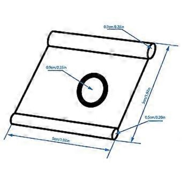 Markise Skinne Stopper Kantbånd Markise Krog Baldakin Camping Krog Stativ Bil Markise Kantbånd Skinne Øje Markise Installation Sort 8 stk Black 8pcs