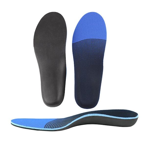 2 stk. Ortopediske Hvelvstøtte Innleggssåler for Flatfot, Plantar Fascia