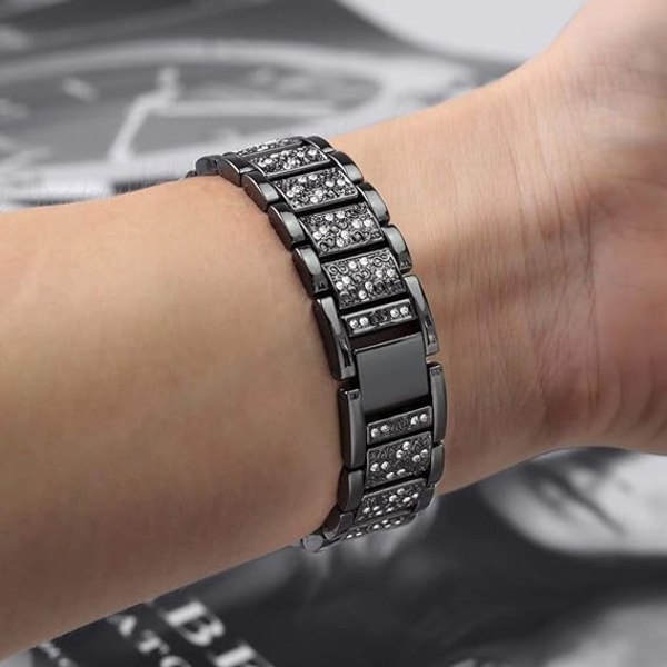 För Apple Watch-rem iWatch, 38/40/41 Lättmetall Glitter