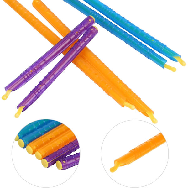 18 stk. plastmatklemmer for matforsegling, fuktsikre, for oppbevaring av mat,