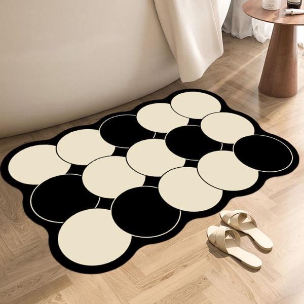 50 * 80cm pyöreä, minimalistinen amerikkalainen tyyli helppo kuivata kylpyhuone