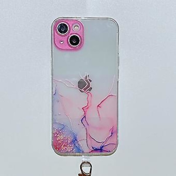 Marmorikuvioinen TPU-kotelo iPhone 13 Pro Maxille Blue