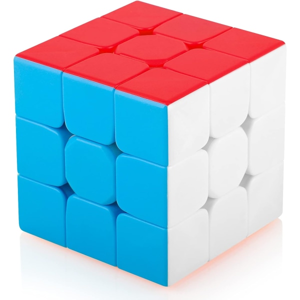 Speed ??Cube 3x3 3x3x3 Klistremerkeløs Magisk Puslespill Magisk Speed ??Cu