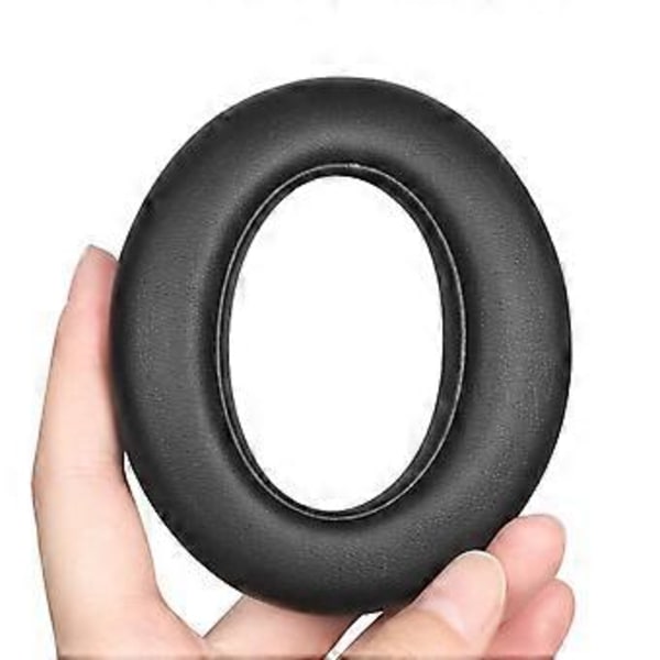 1 par öronkuddar för Meizu HD60 hörlurar elastiska skum öronkuddar öronkuddar svampkuddar ersättning grå