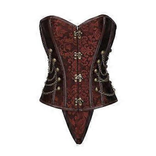 Renaissance-tyylinen kukka korsetti, muotoileva alusvaate lavaesityksiin, kukkavyötärökorsetti, muotoileva toppi, musta XXL Black XXL