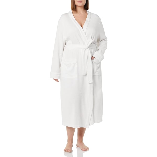 2XL180-220 kg Vit Four Seasons pendlingspyjamas för män och kvinnor
