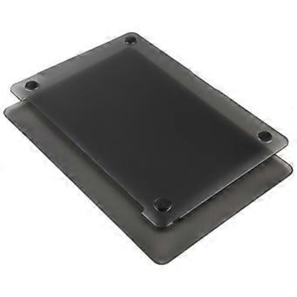 Laptop Kolfiber Plast Skyddsfodral För MacBook Air 13.3 tum A1932 / A2179 / A2337 (Svart)