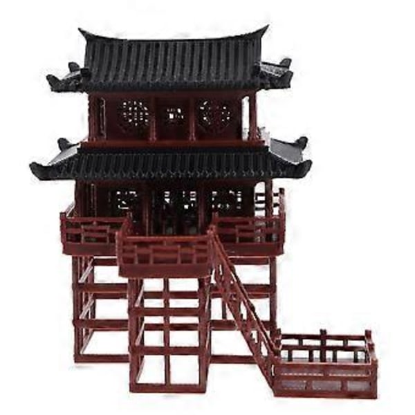 Miniatyr Paviljongstatue For Akvarium Mini Akvarium Paviljong Landskapsarkitektur Ornament Hage Bonsai Paviljongstatue Fisketankdekorasjon