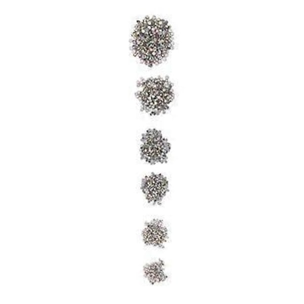 Nagelkonst Strass AB Klara Kristall Strass Kit för DIY Dekoration Sömnad Tyg Kläder Nagelkonst
