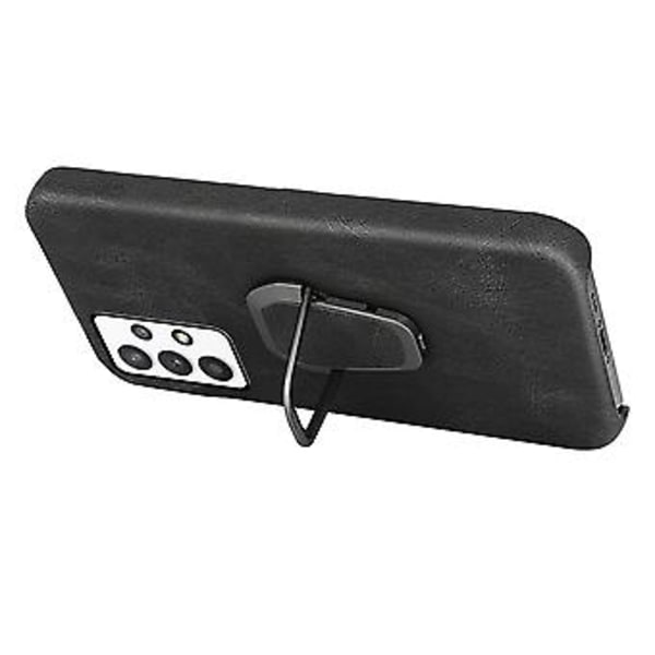 Ringhållare PU-telefonfodral för Samsung Galaxy A32 5G / M32 5G Blue