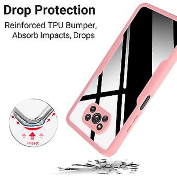 Akryl + TPU-skal för Xiaomi Poco X3 NFC / X3 Red