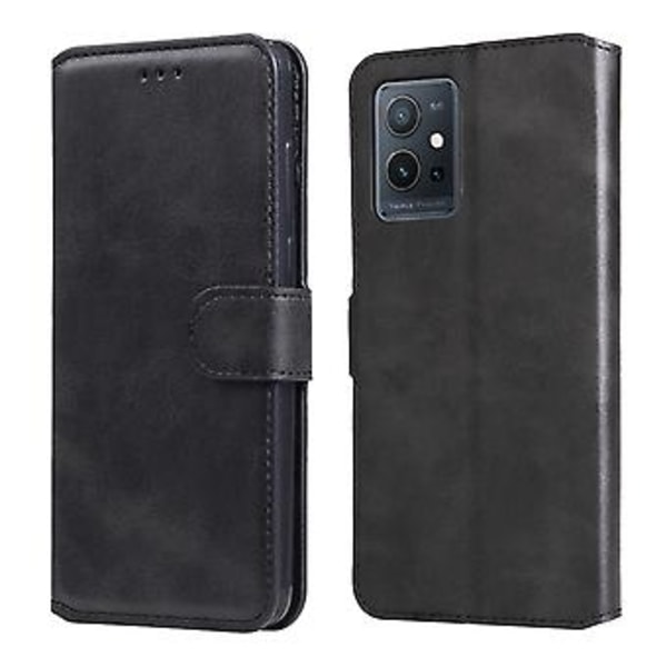 Læderetui til vivo Y55 5G / Y75 5G / T1 5G Black