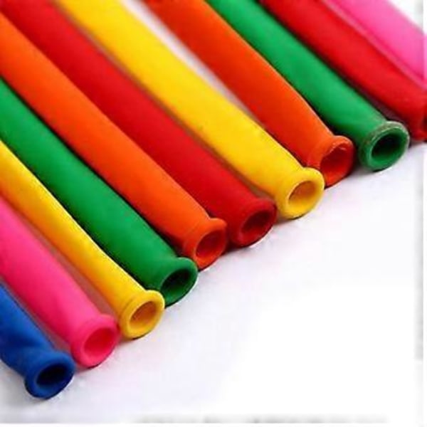 200 st/set Strip Ballong Födelsedagsfest Jul Blandade Färger Lång Djur Knytning 200PCS