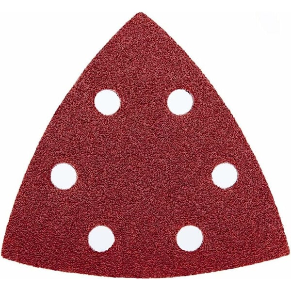 120 Triangulära Slippapper för Delta-slip - 90 x 90 x 90mm - 6 Hål