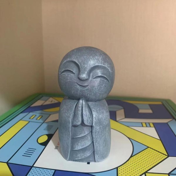 Jizo Statue Täydellinen pieni Jizo Buddha ulkona kotiin tai gaan