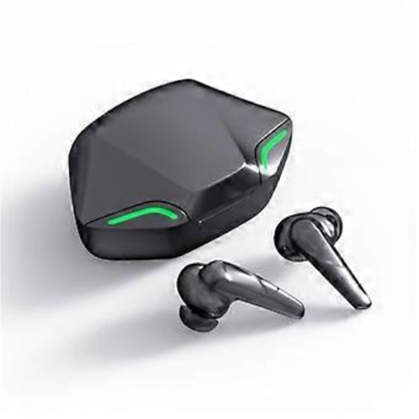 5.0 Bluetooth Trådløse Øretelefoner Ultra-lav Latens Støjreduktion Gaming In-ear A black