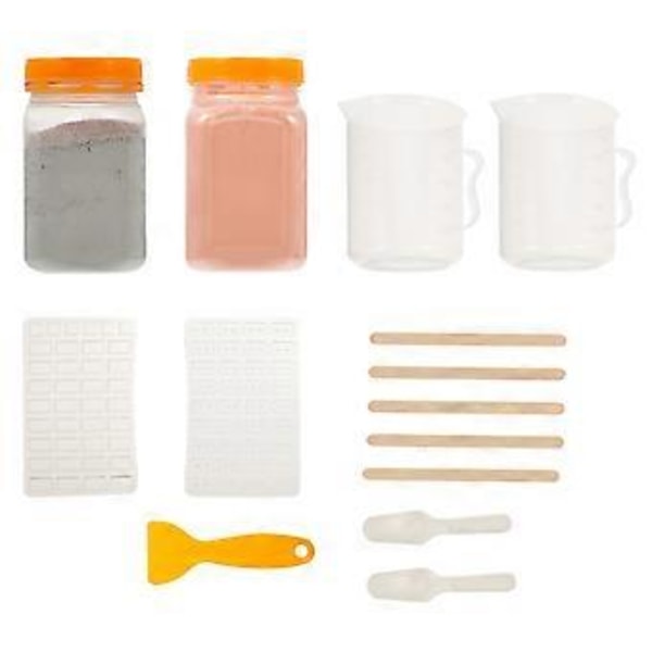 1 Set Bygg Sandbord Tillverkningsmaterial Sandbord Mini Tegeltillverkningsverktyg