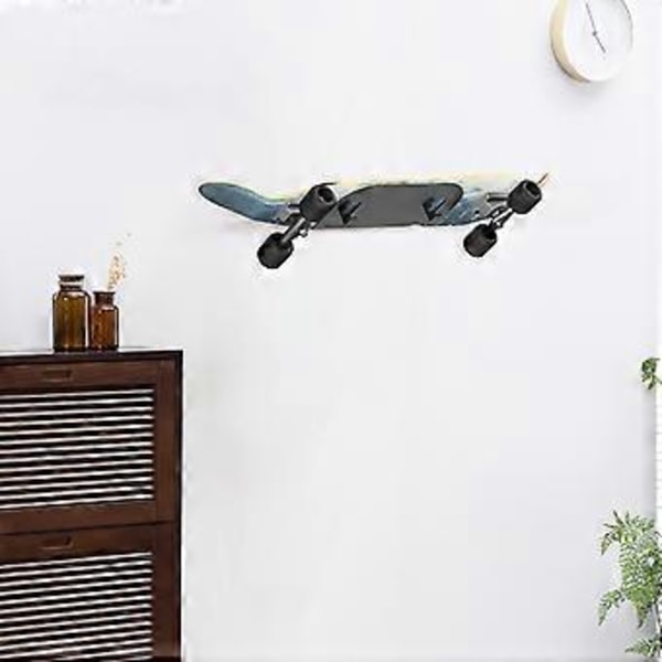 Skateboard Väggfäste Hållare Förvaringsställ Universal Enkel att Installera Snowboard Longboard Vägg Hängare