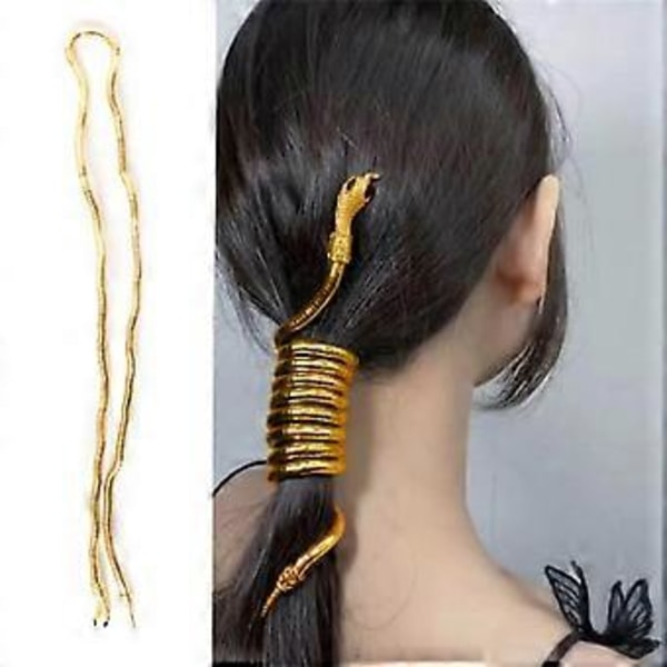 Justerbart Punk Ormhalsband Böjbart Ormhalsband Flexibelt Vridbart Multifunktionellt Halsband Armband Gotiska Smycken Black cobra 3