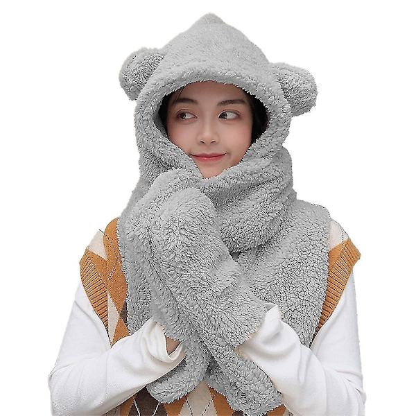 Jenter Vinter Varm Tegneserie Plysj Lue For Jenter.. 3