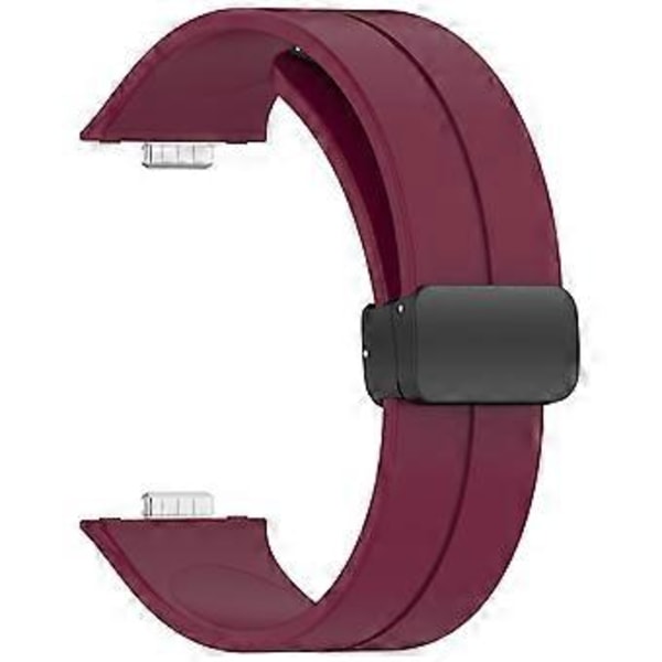 Til Huawei Watch Fit 3 Silikone Urrem med Magnetisk Foldespænde Style F