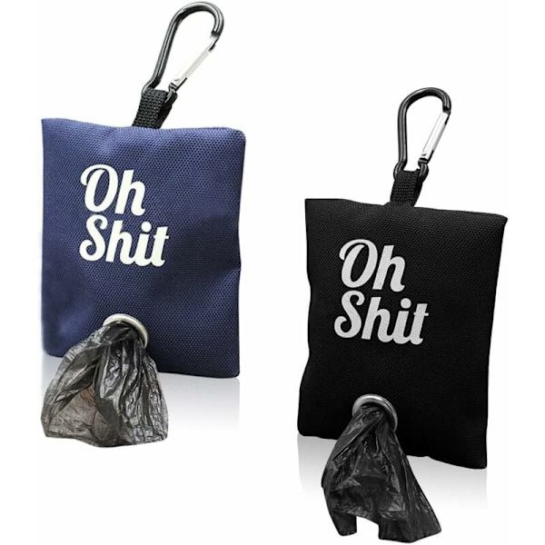 2 Farver Poop Bag Dispenser, Bærbar Snoreholder, Med Metal Klips