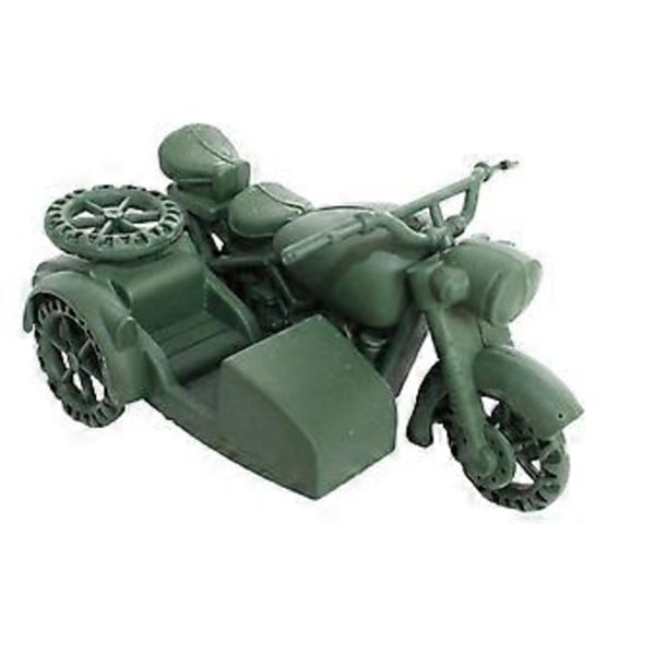 Plast Soldat Motorcykel Armé Scen Tillbehör Modell Leksats Bordsdekoration()