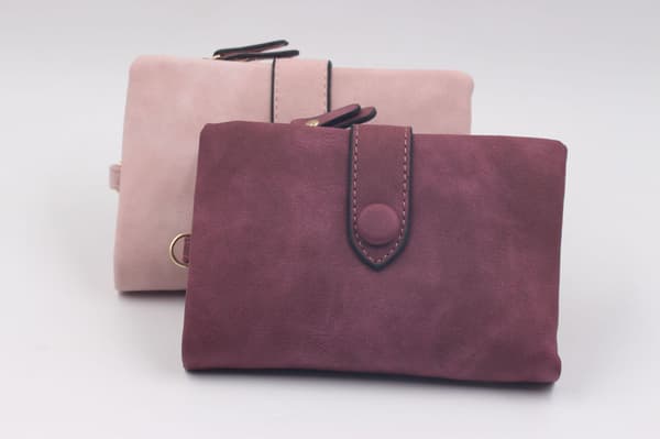 Frostet Tegnebog Tri-Fold Multi-Kort - Pink