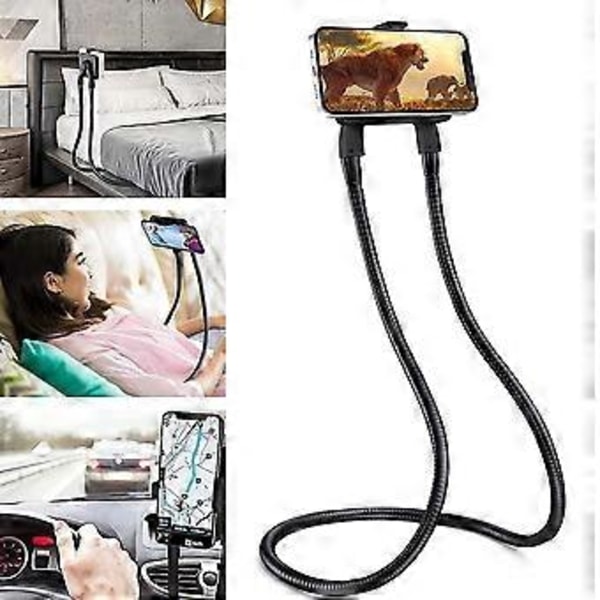 Mobiltelefonhållare Säng Universal Mobiltelefonhållare Gooseneck Flexibel Lång Arm Nacke Mobiltelefonhållare Bord Multifunktionell Mobiltelefonhållare S