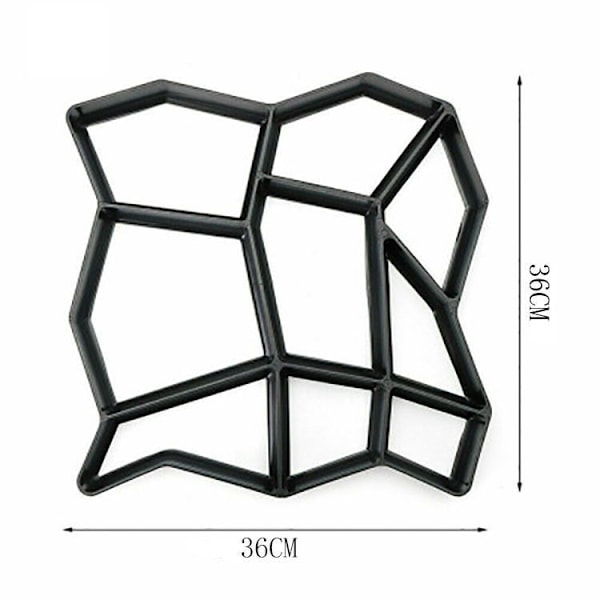 1 stk. pakke, 36*36cm haveform, elegant design, nem at bruge