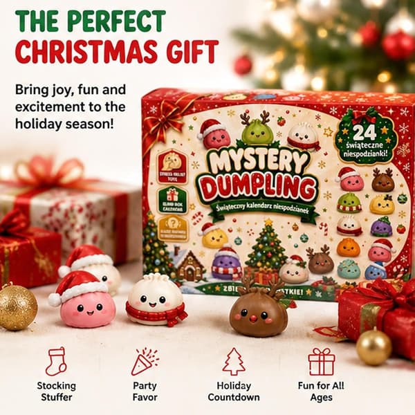 2026 Adventskalender, överraskningsleksaker som stimulerar sinnena, Baozi Blind Boxes