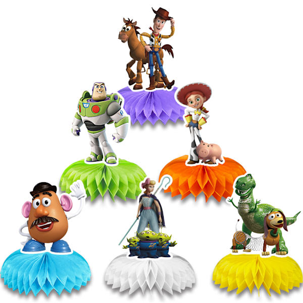 9 Toy Story Temafest Honeycomb Ball Dekorasjon Fest Honeycomb
