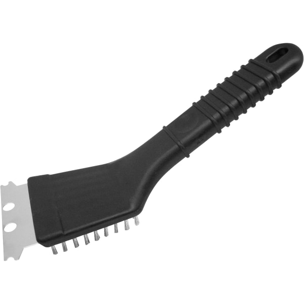 Short Barbecue Brush Cleaner with Black 22 x 7 x 4 cm