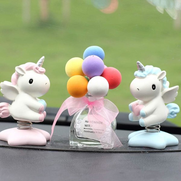 Unicorn Swing biltillbehör leksaker dekorativa för instrumentbräda Orname
