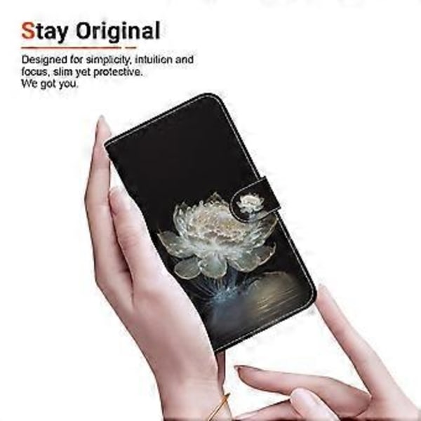 Plånboksfodral i Läder med Mönstertryck för OnePlus Nord CE4 Lite 5G Style J