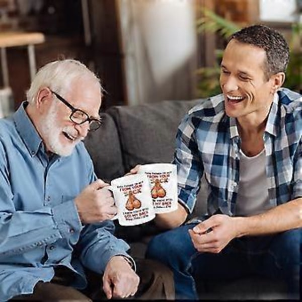 Fars Dag Mugg Kaffekopp Tål Diskmaskin och Mikrovågsugn Keramisk Mugg för Födelsedag Fars Dag Present