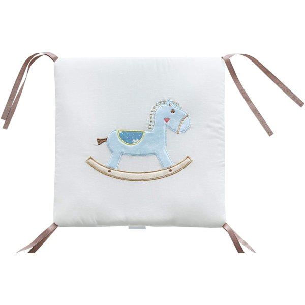 6 stk sengekant redebeskyttelse hodebeskytter baby seng 30x30 cm ba