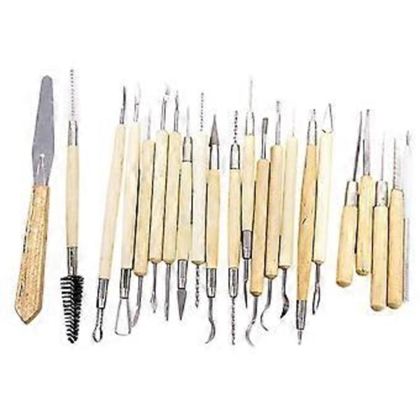 1 pakkaus Keramiikkasavi Veistotyökalusetti (22 kpl) 22pcs