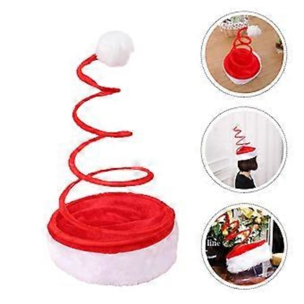 2 stk. Jule Spring Hat Festival Party Sjove Hatte Ornamenter