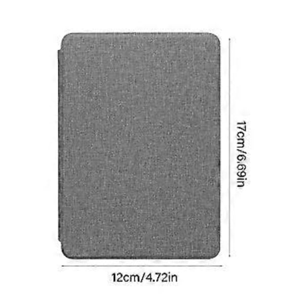 TPU-fodral Mjuk Tygtextur Auto Sleep För Paperwhite 12:e Gen 2024 7 Tum Med Exakt Utskärning För Enkel Åtkomst Grå Gray