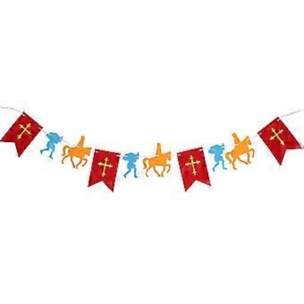 3M Lang Halloween Ikke-vævet Træk Flag Banner Hængende Flag Rekvisitter Træk Blomster til Sankt Nikolaus