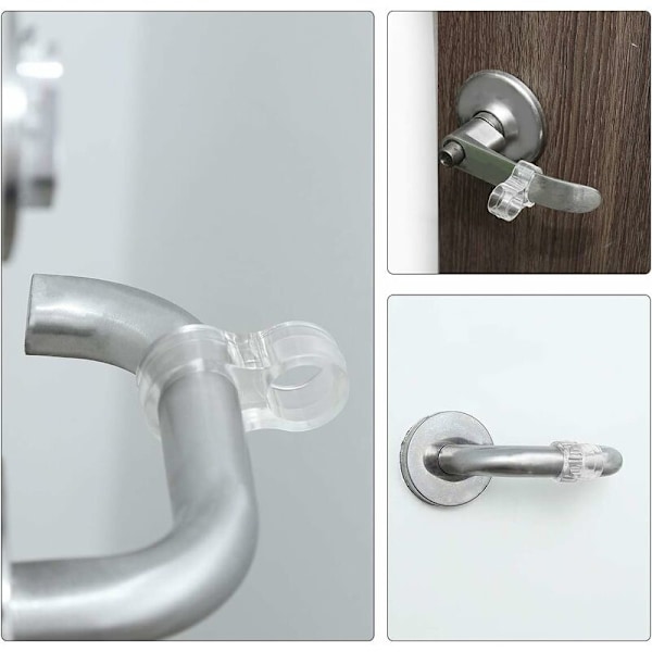 6-delt dørstopper for PVC-håndtak / liten silikon dørstopper