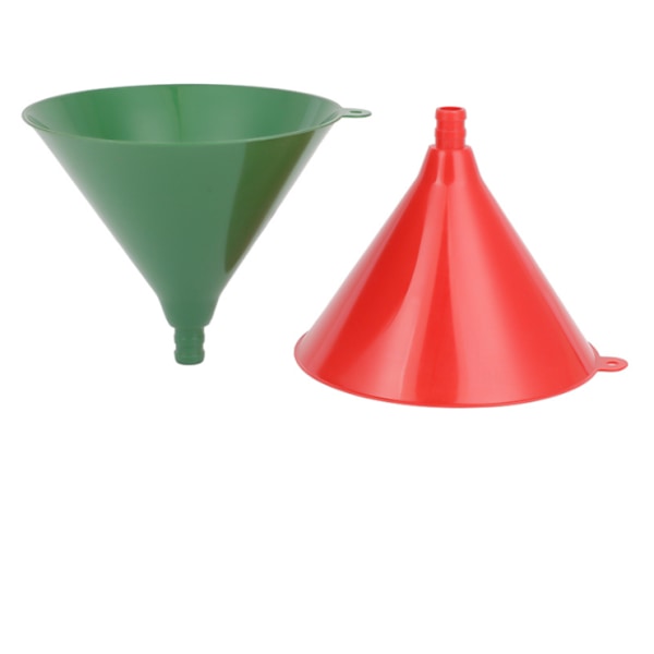 5-pack röda plasttrattar, kaliber hem små vinvattenläckage O