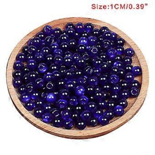 10 stk. 10 mm Cheongsam Perlemors DIY Syknapper til Tangdragt Hanfu Resin Be 18 (sort) 18 (black)