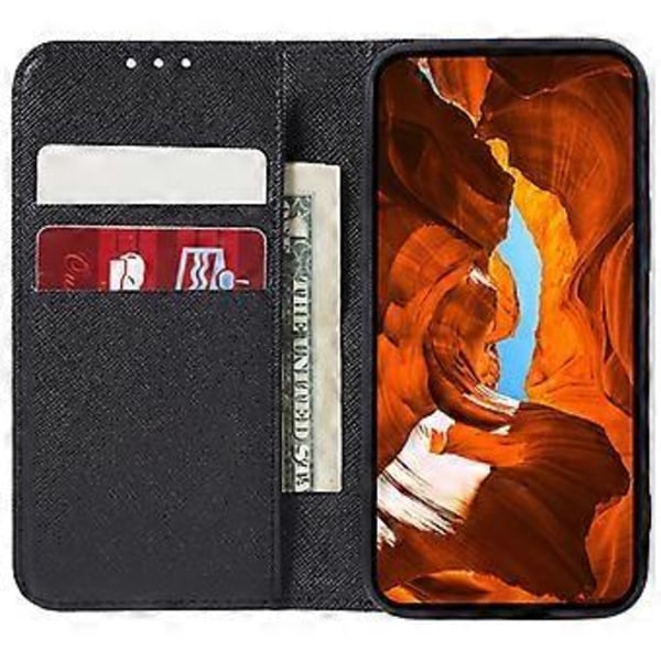 Flip Stand Wallet Shell til Nokia G42 med Krydsmønster PU Læder Stødsikkert Telefoncover Style E